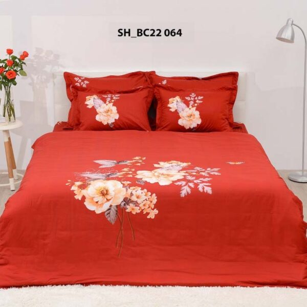 Chăn ga gối Sông Hồng Basic BC22064 vải cotton