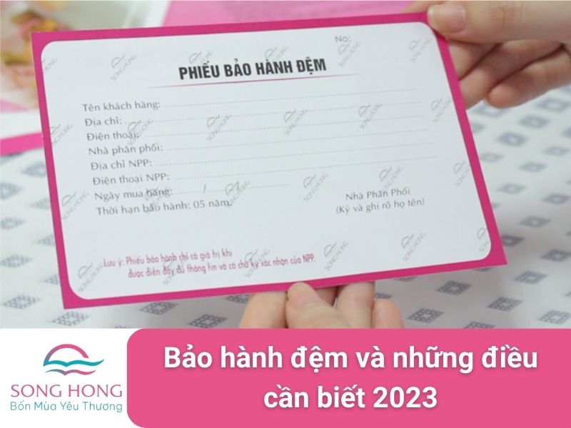 bảo hành đệm và những điều cần biết năm 2023