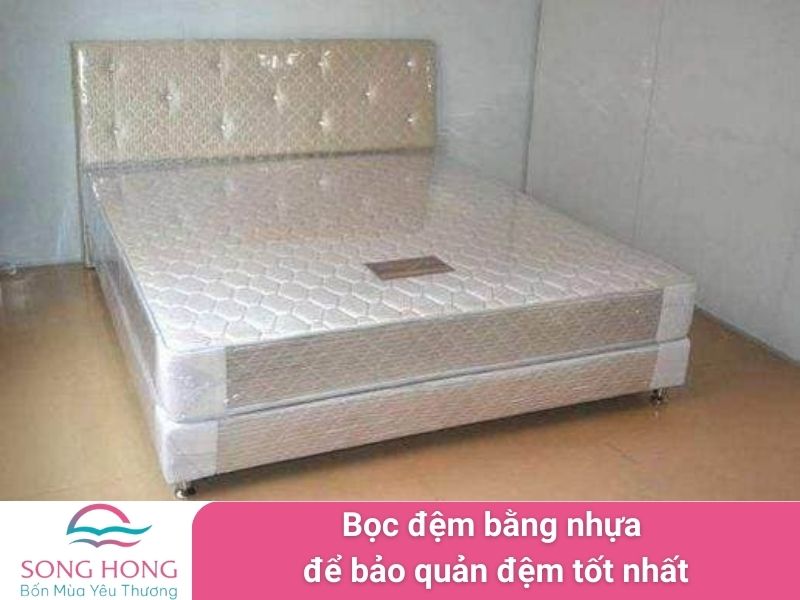 bọc đệm bằng nhựa để bảo quản đệm tốt nhất