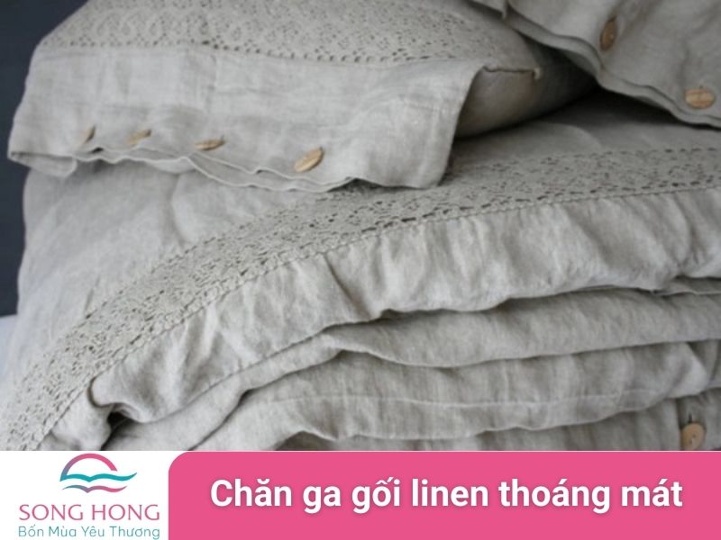 Chăn ga gối linen thoáng mát