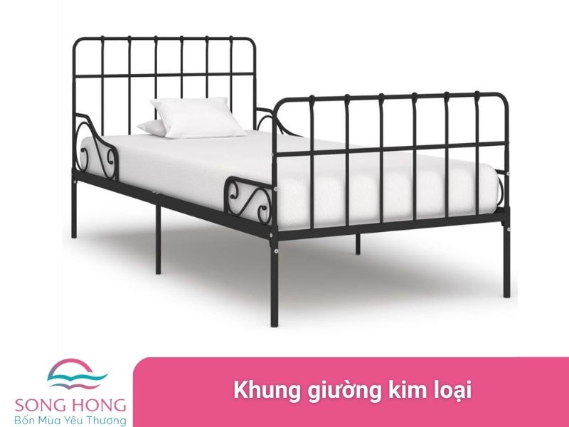 khung giường kim loại