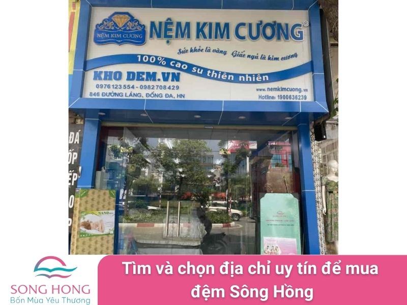 tìm và chọn địa chỉ uy tín để mua đệm sông hồng