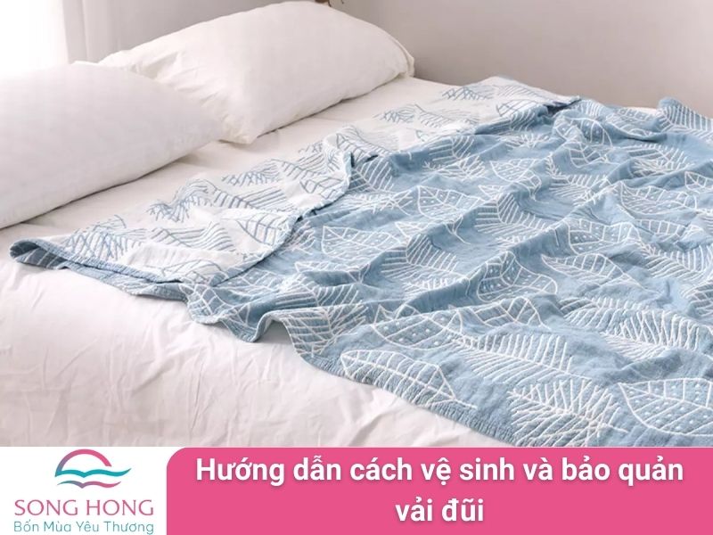 hướng dẫn cách vệ sinh và bảo quản vải đũi
