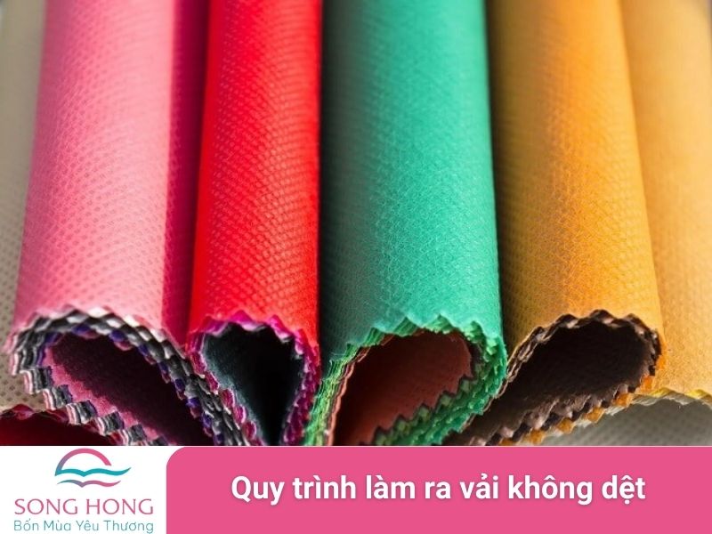 quy trình làm ra vải không dệt