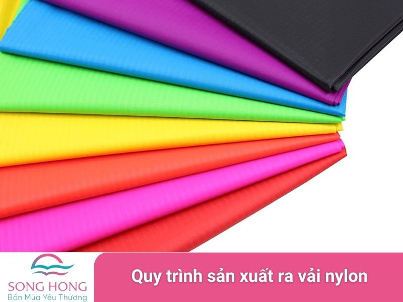 quy trình sản xuất ra vải nylon